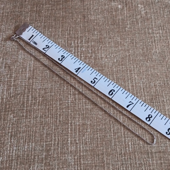 925 Italy Silver Delicate Tiny Chain Necklace - Picture 6 of 13